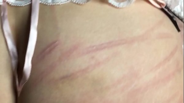 Quick spanking for sexy dressed up wife