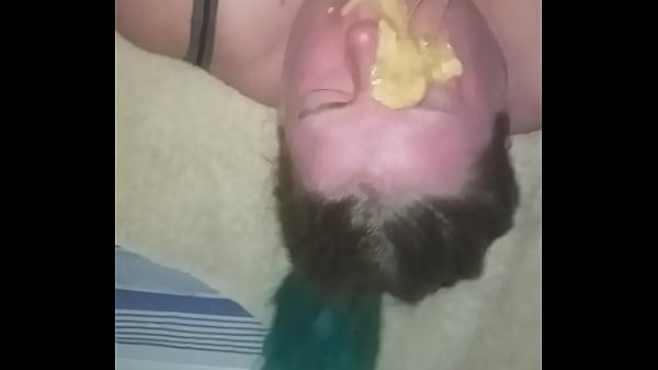 Straight throat fucking