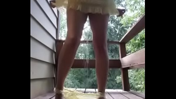 Lingerie Pee Outside