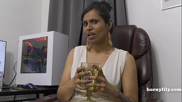 Mommy’s Indian friend HornyLily flirts and pees on her panties for you pov